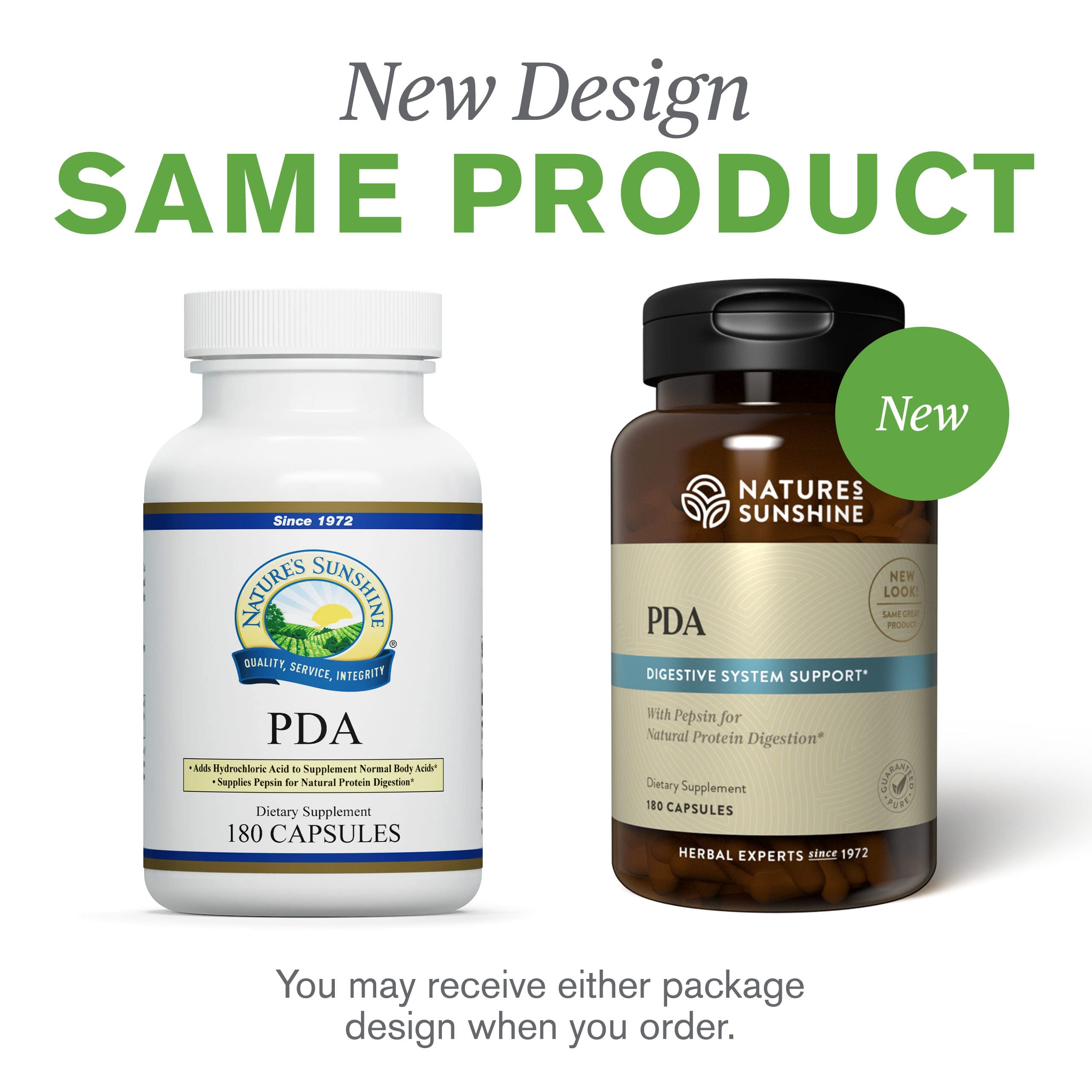 Guaranteed pure ingredients since 1972