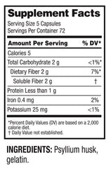 Guardian Psyllium product packaging and bottle