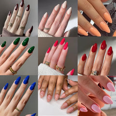 GUFUGU quick-apply nails ideal for 20-second press-on manicures.