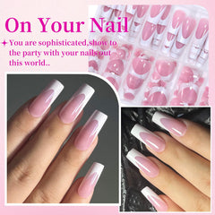 GUFUGU toe nails press-on kit for stylish at home pedicures