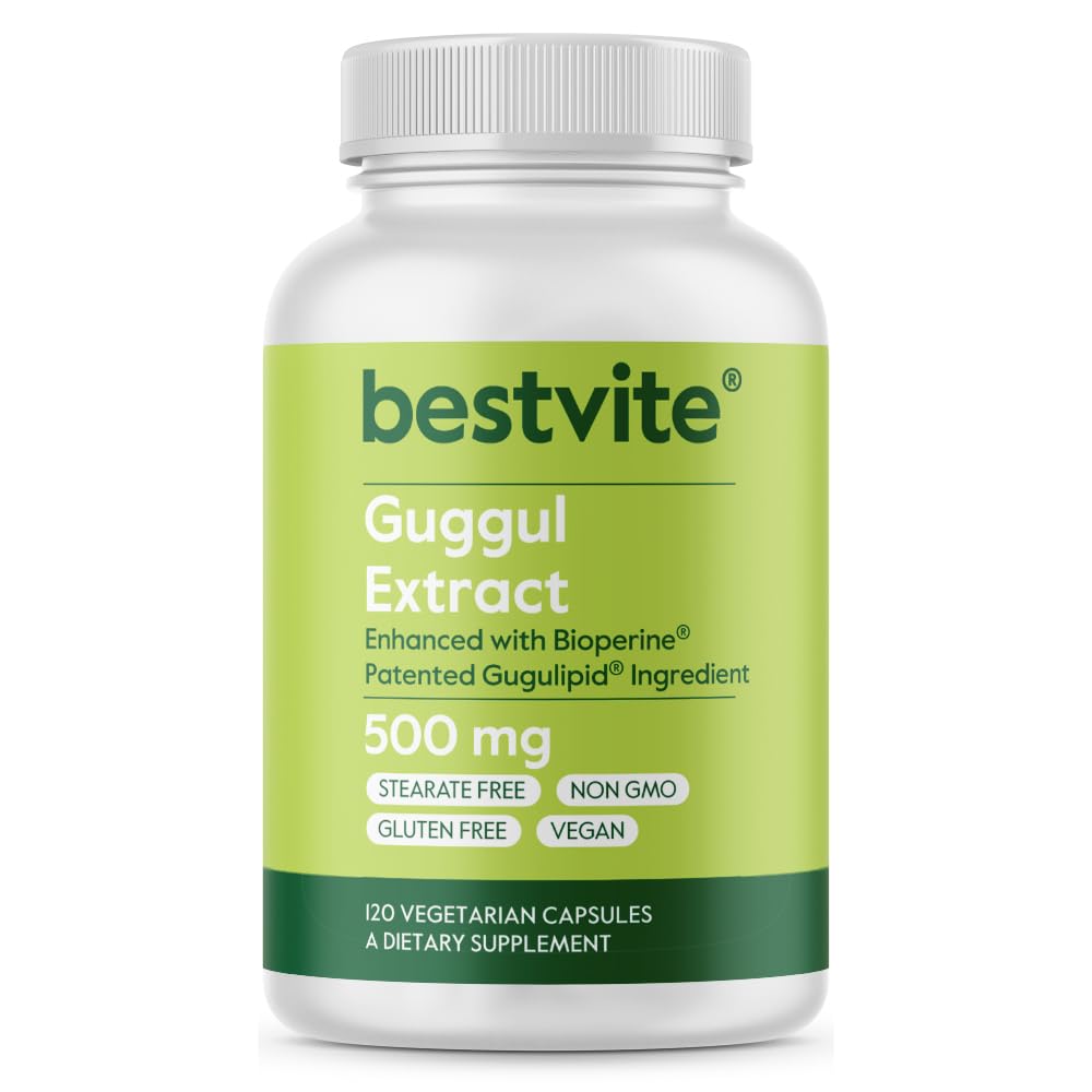 Guggul Extract 500mg vegetarian capsules – product hero