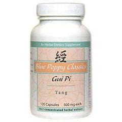 Gui Pi Tang product image: 120 capsules, 500mg each by Blue Poppy