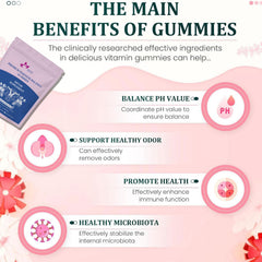 Gluten-free and vegan gummies label on GUITI packaging