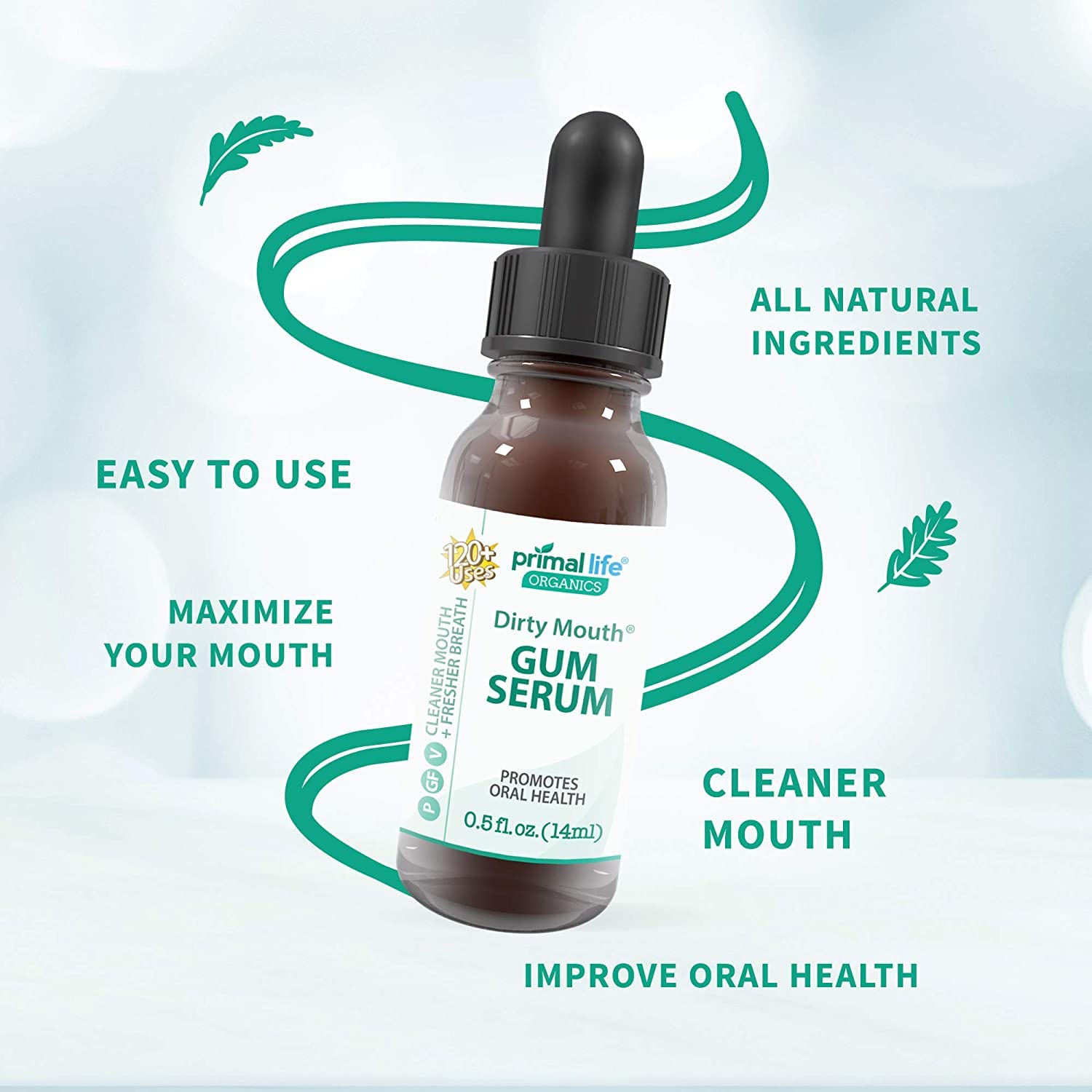 Olive oil base Gum Serum concept image