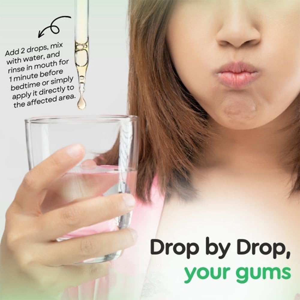Gum Drops being used in water for a rinse