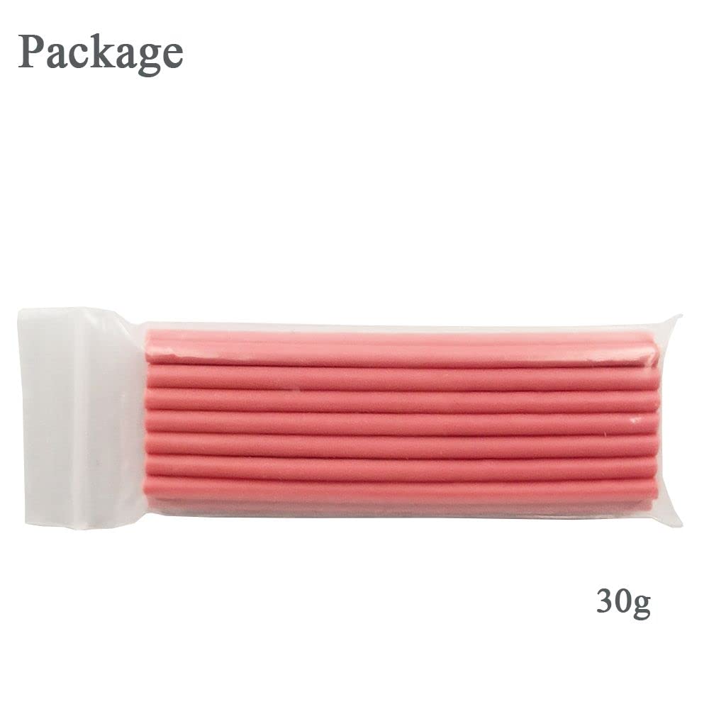 Realistic gum material after heating for DIY dentures