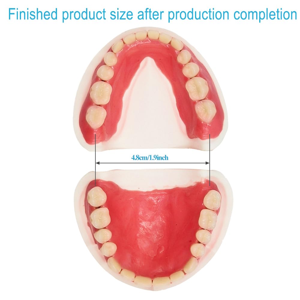 Gum material for DIY dentures