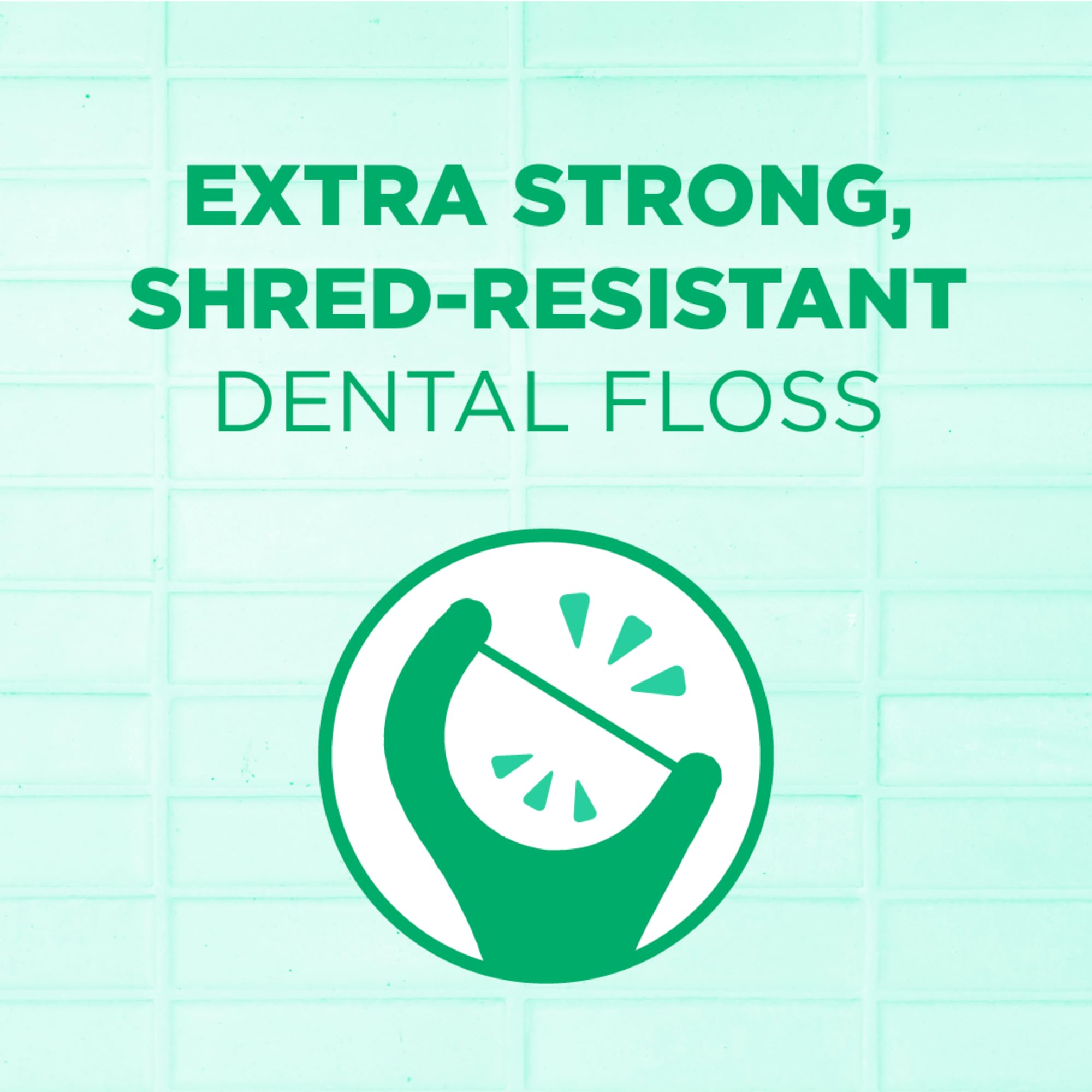 Compact travel-friendly floss picks in packaging