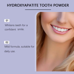 Gum protection with hydroxyapatite tooth powder