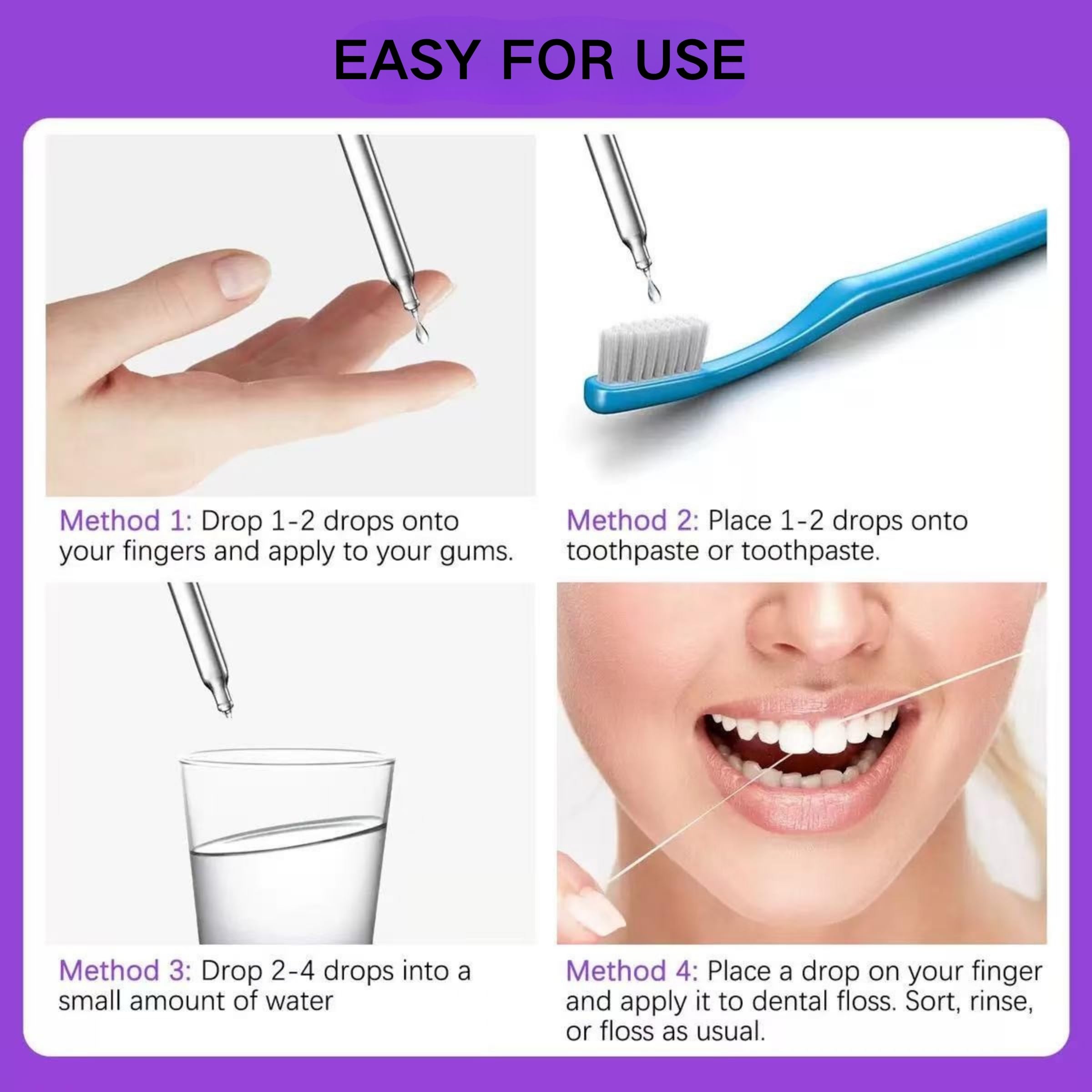 Natural ingredients for gum care in a bottle