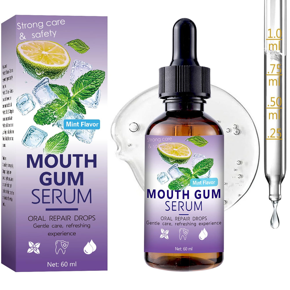 Gum Restore Drops 60ml bottle on white background