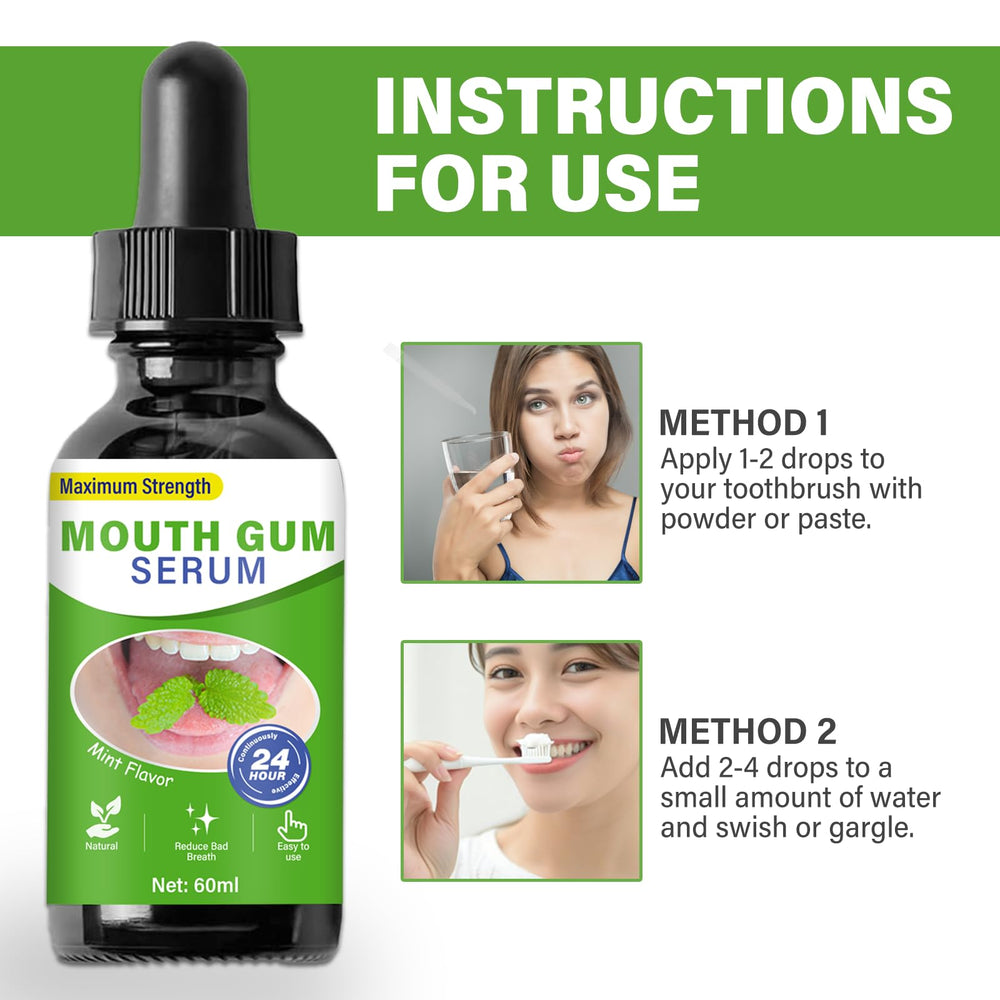 Gum Restore Drops branding and logo