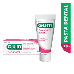 Packaging and tube of GUM Sensi Vital+ toothpaste