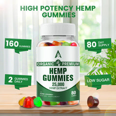 Gummies shown on a desk for everyday routine