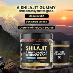 Gummies blend of Shilajit Ashwagandha Sea Moss Burdock Root and Lions Mane