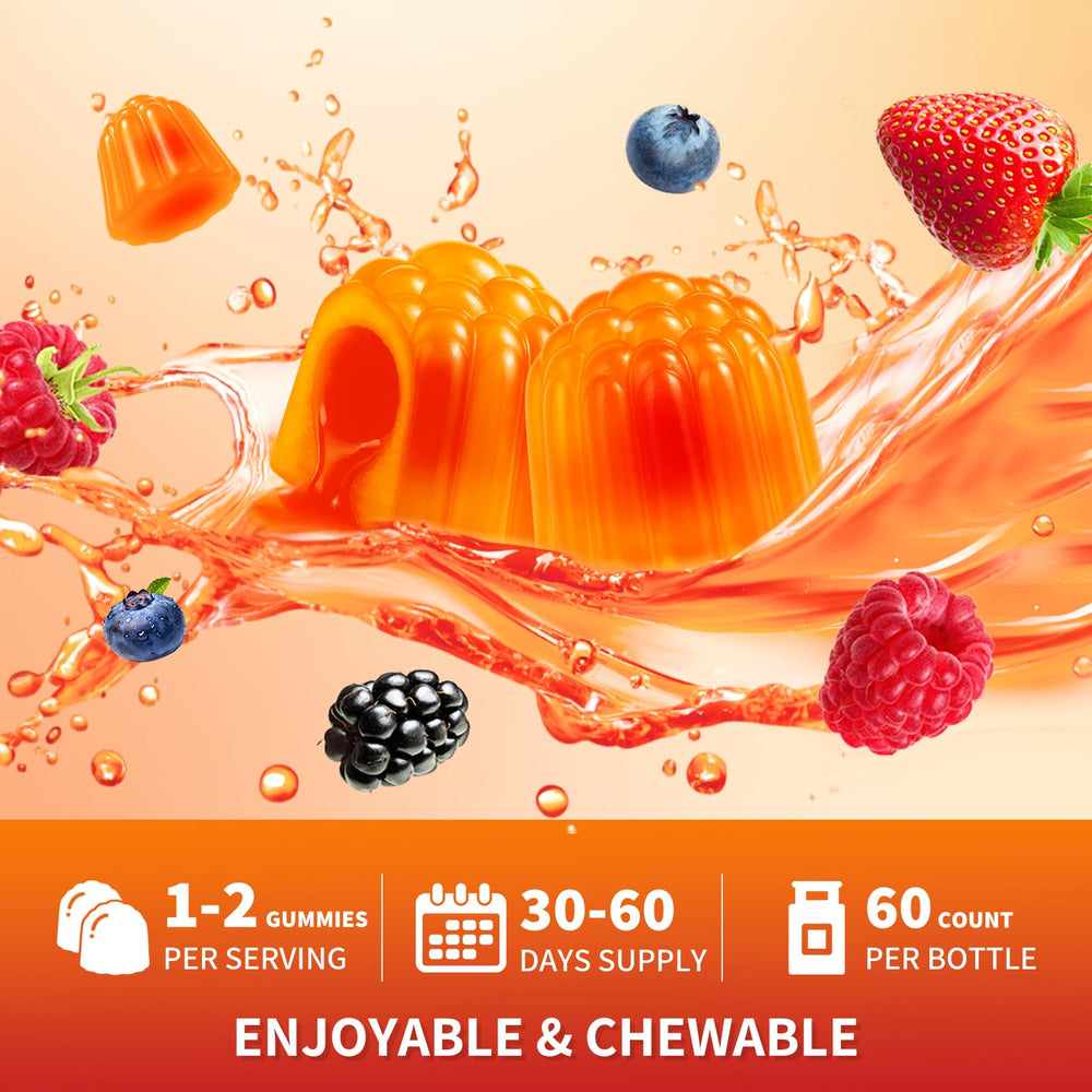 Close-up of gummy texture