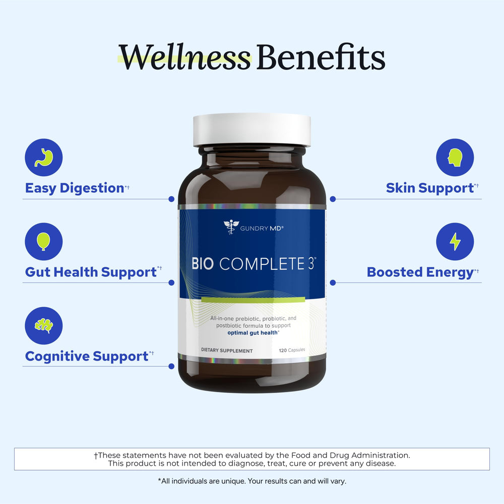 Bio Complete 3 aiding bloating and gas relief