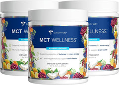 Gundry MD MCT Wellness Powder Blueberry Lemonade 90-day supply packaging