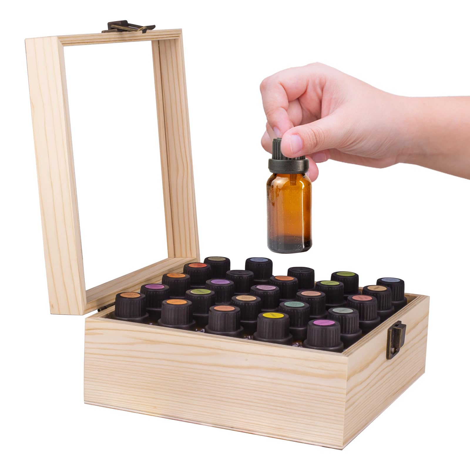Guolich storage box holds 15ml bottles securely, protecting from spills.