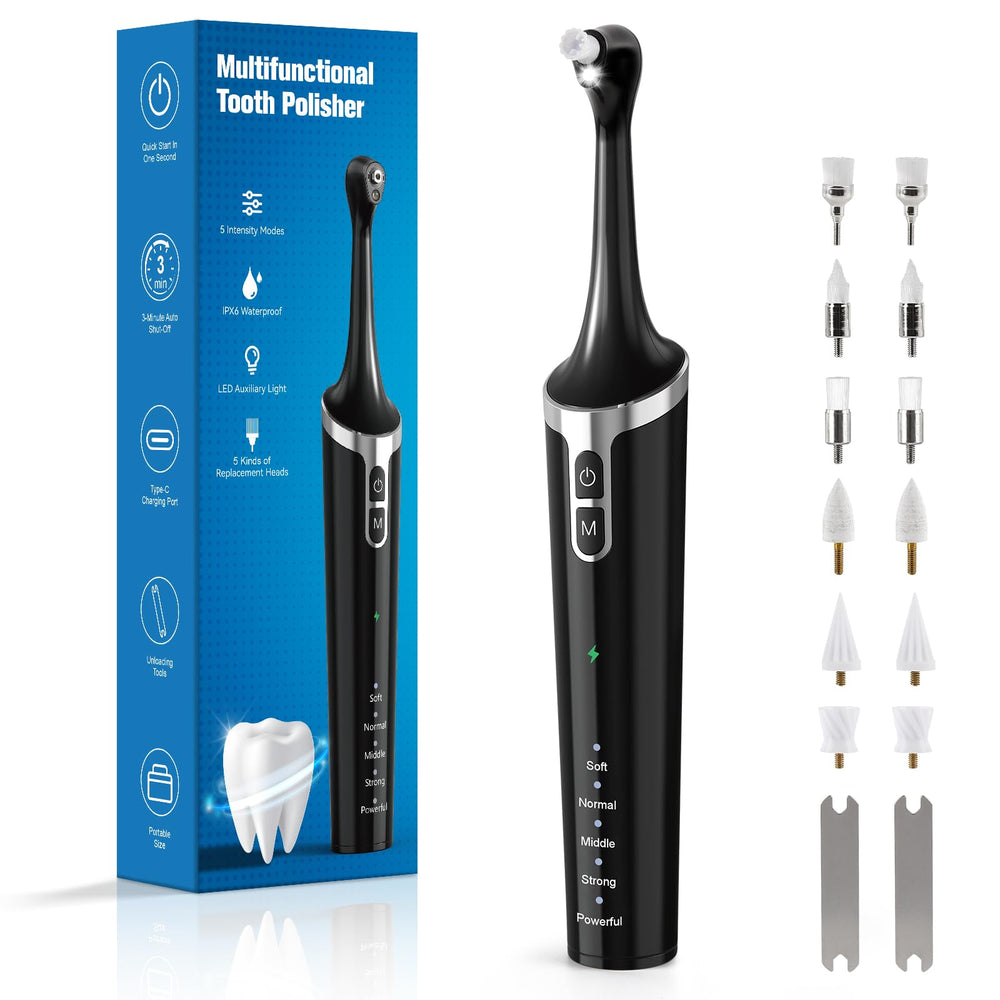 GUPAY Tooth Polisher front view with LED light