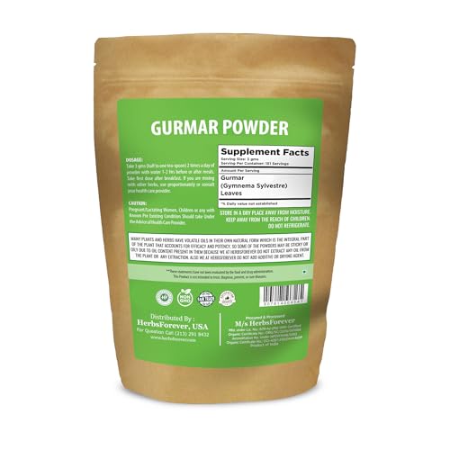 Close-up of Gurmar powder texture