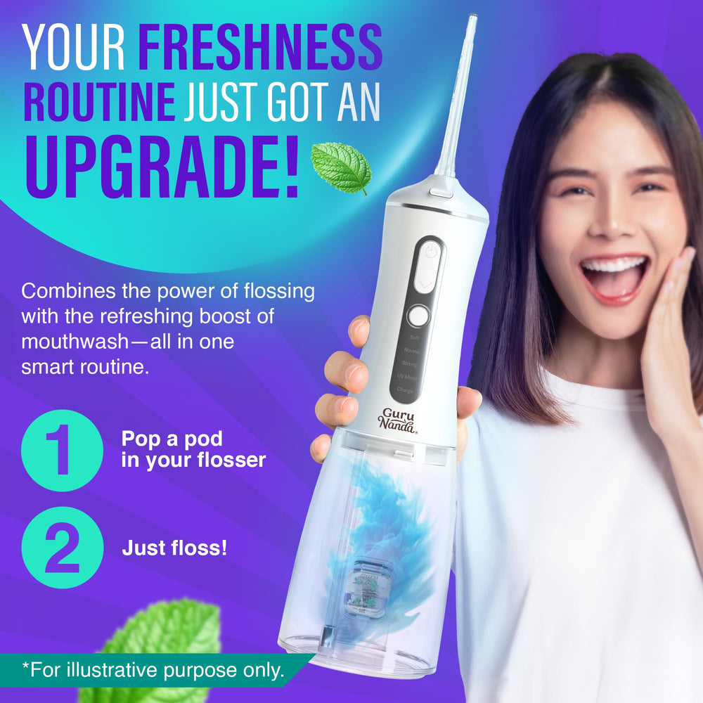 Travel-friendly Aqua Pods packaging with TSA-ready label