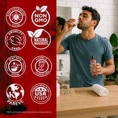 Cruelty-free, USA-made oil pulling mouthwash