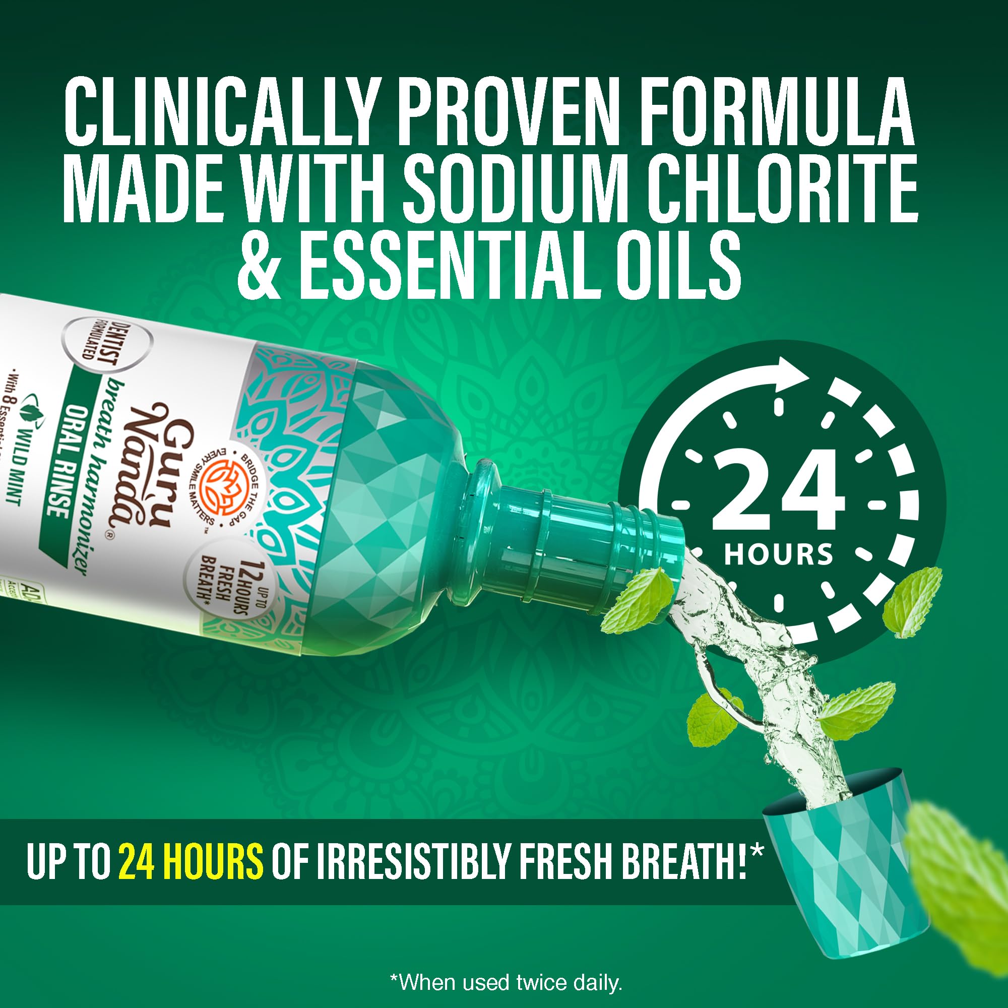 12-Hour Fresh Breath claim graphic