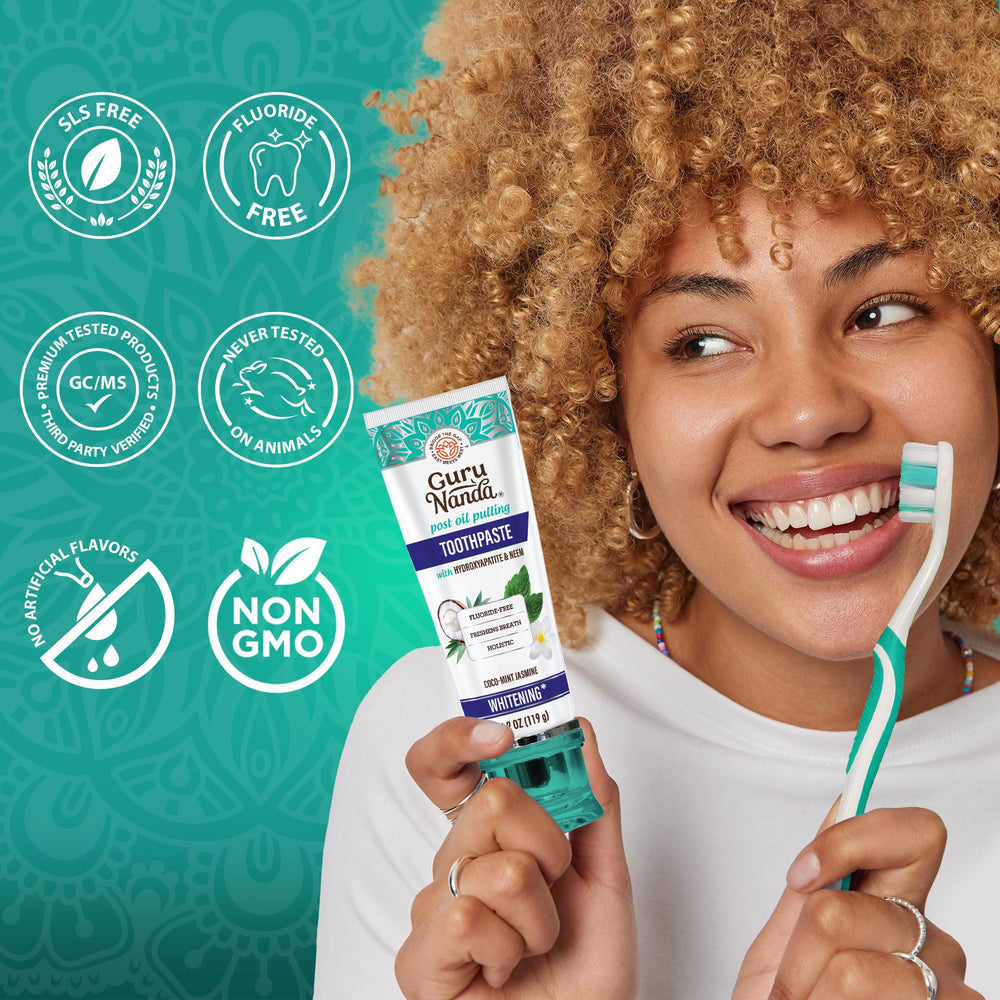Fresh breath concept with mint and a clean smile