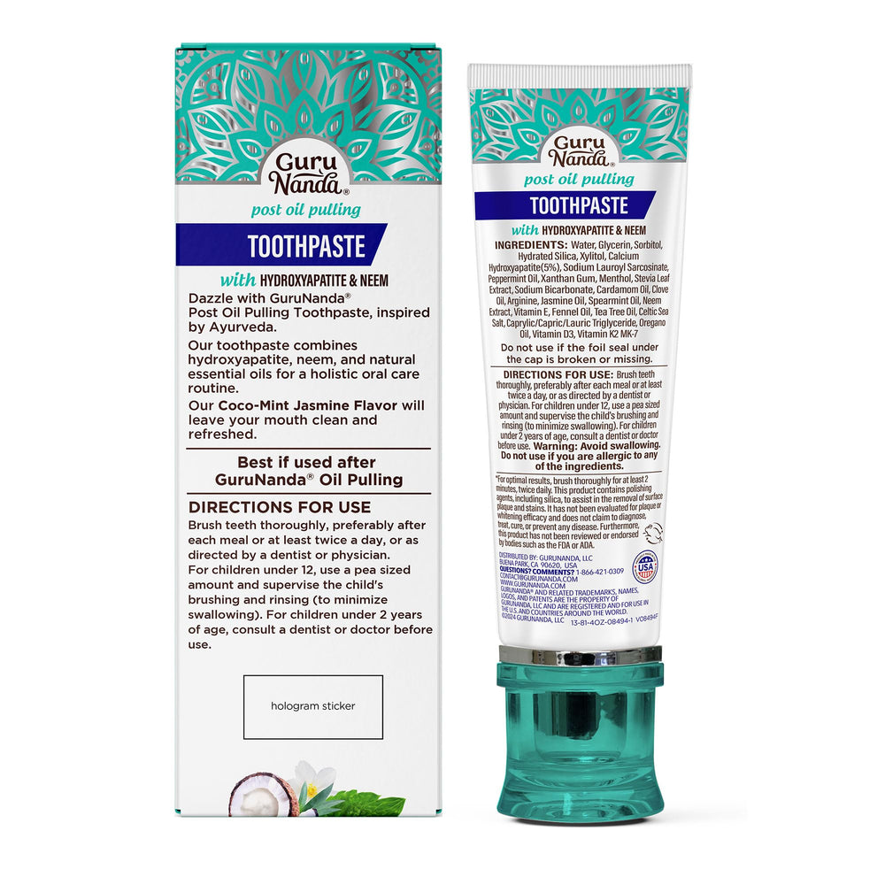 Lifestyle image showing dentist-recommended natural toothpaste
