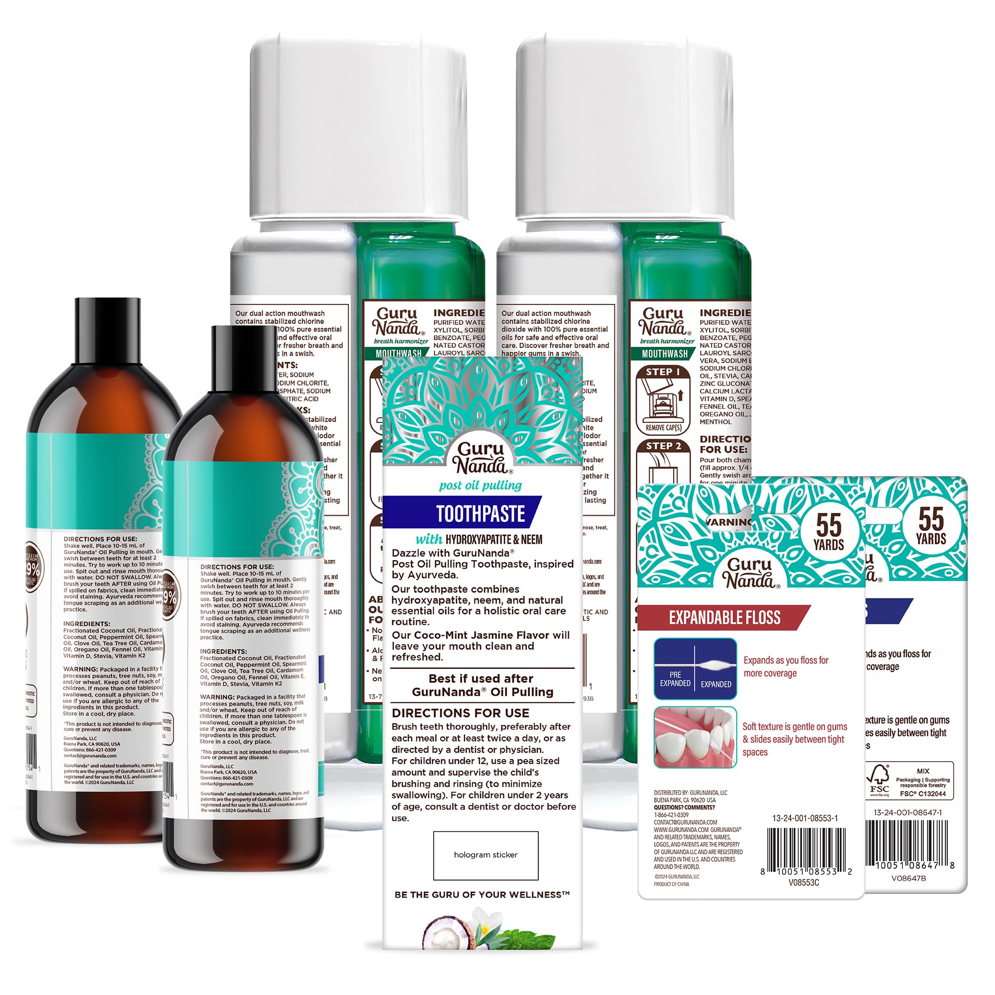 GuruNanda Mint to Be Kit packaging and logo