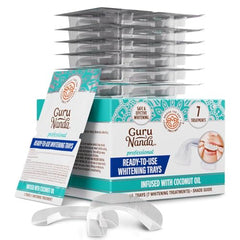 Hero image of GuruNanda Ready-to-Use Prefilled Whitening Trays (7 treatments) with 8% hydrogen peroxide