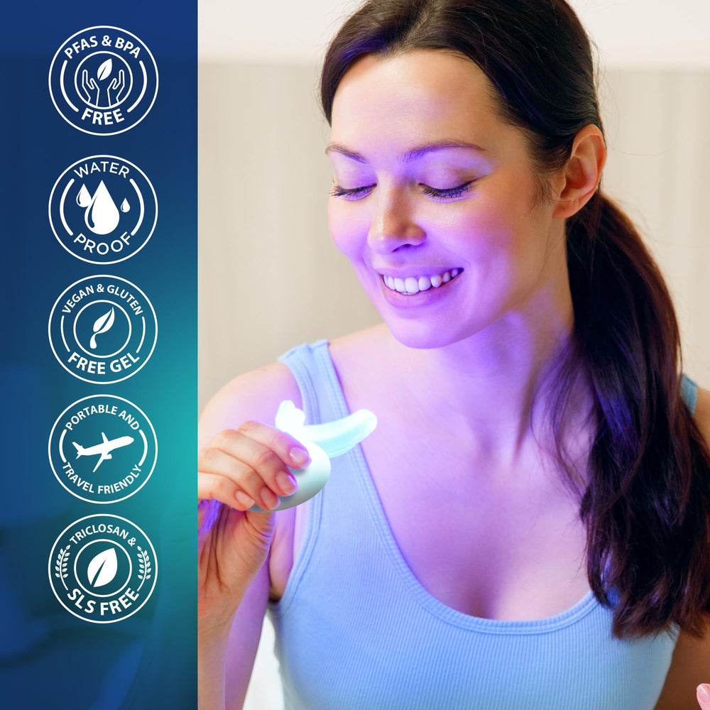 GuruNanda Teeth Whitening Kit with LED Light – product image 7