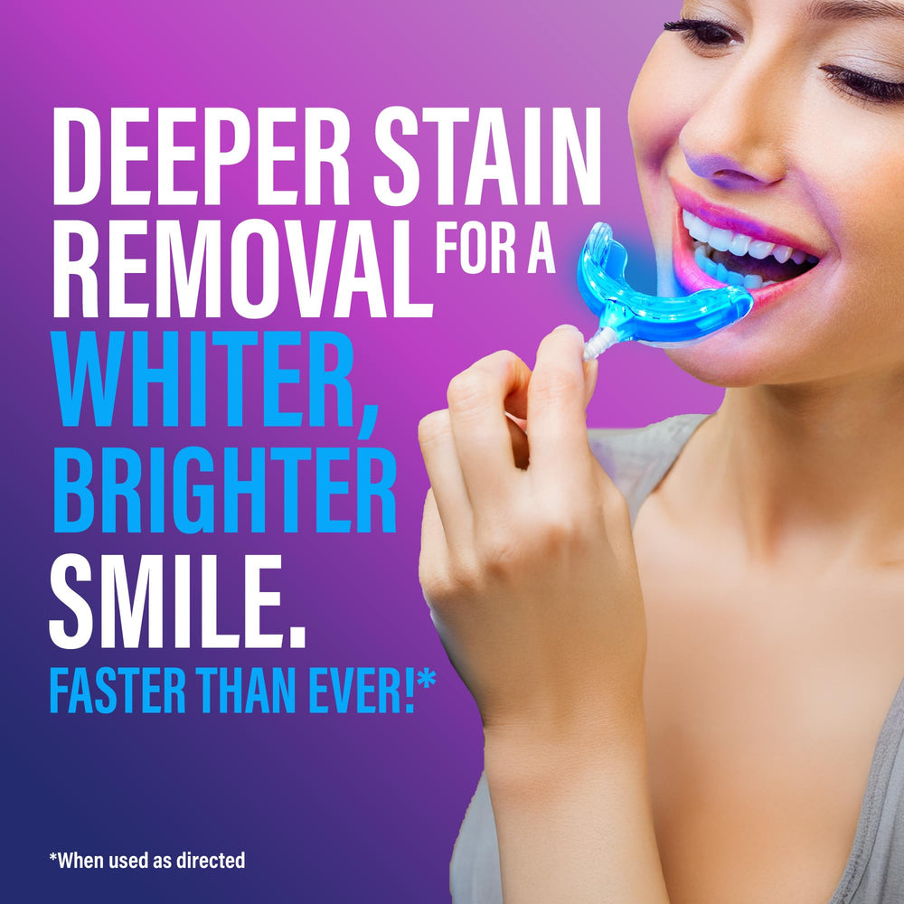 Whitening gel application for surface stains