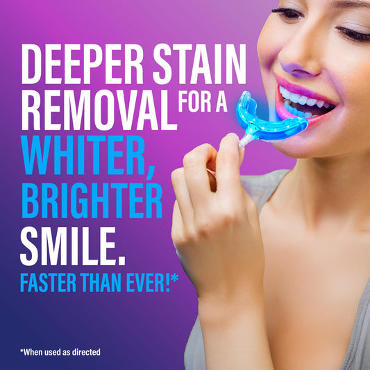 Whitening gel application for surface stains