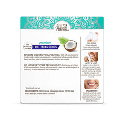 Bright, radiant smile after using GuruNanda whitening strips