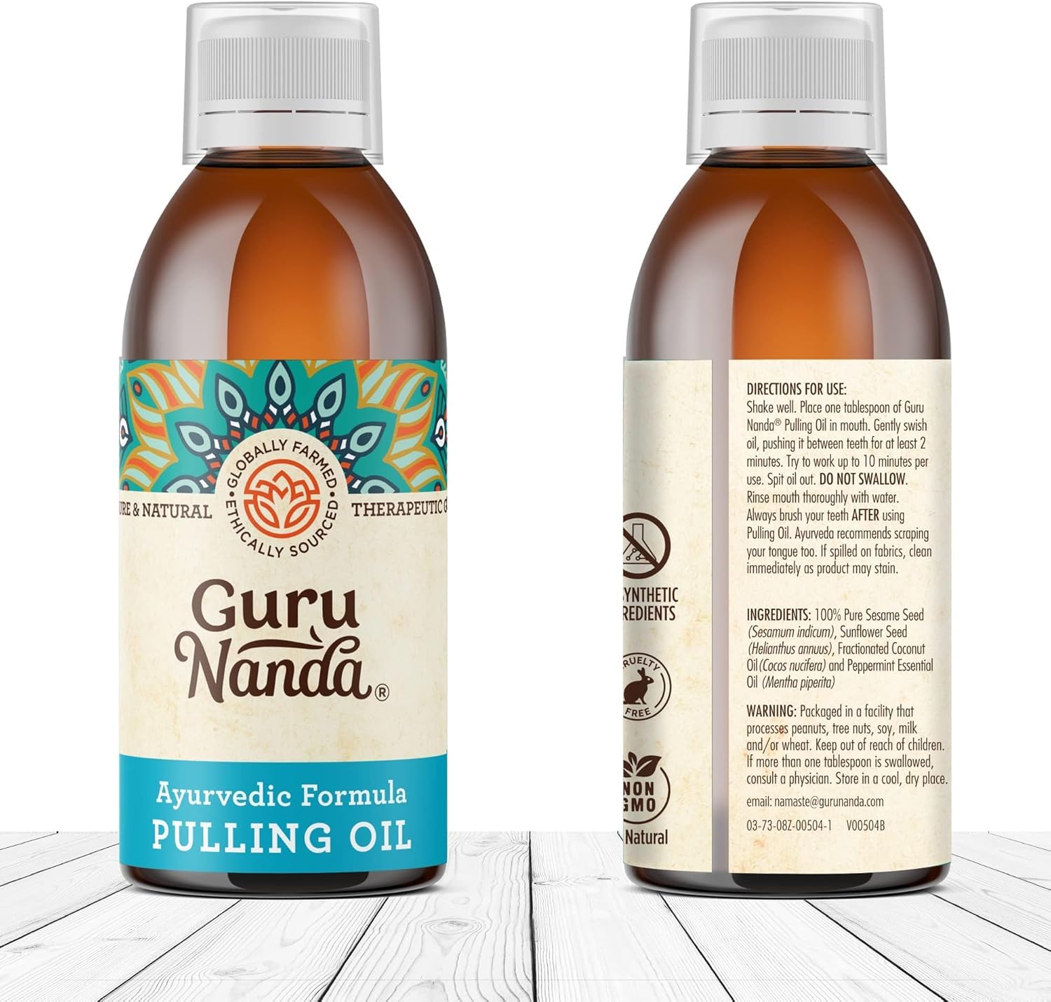 Made in the USA with natural coconut, sesame and sunflower oils