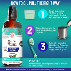 Ayurvedic-inspired natural pre-brush rinse
