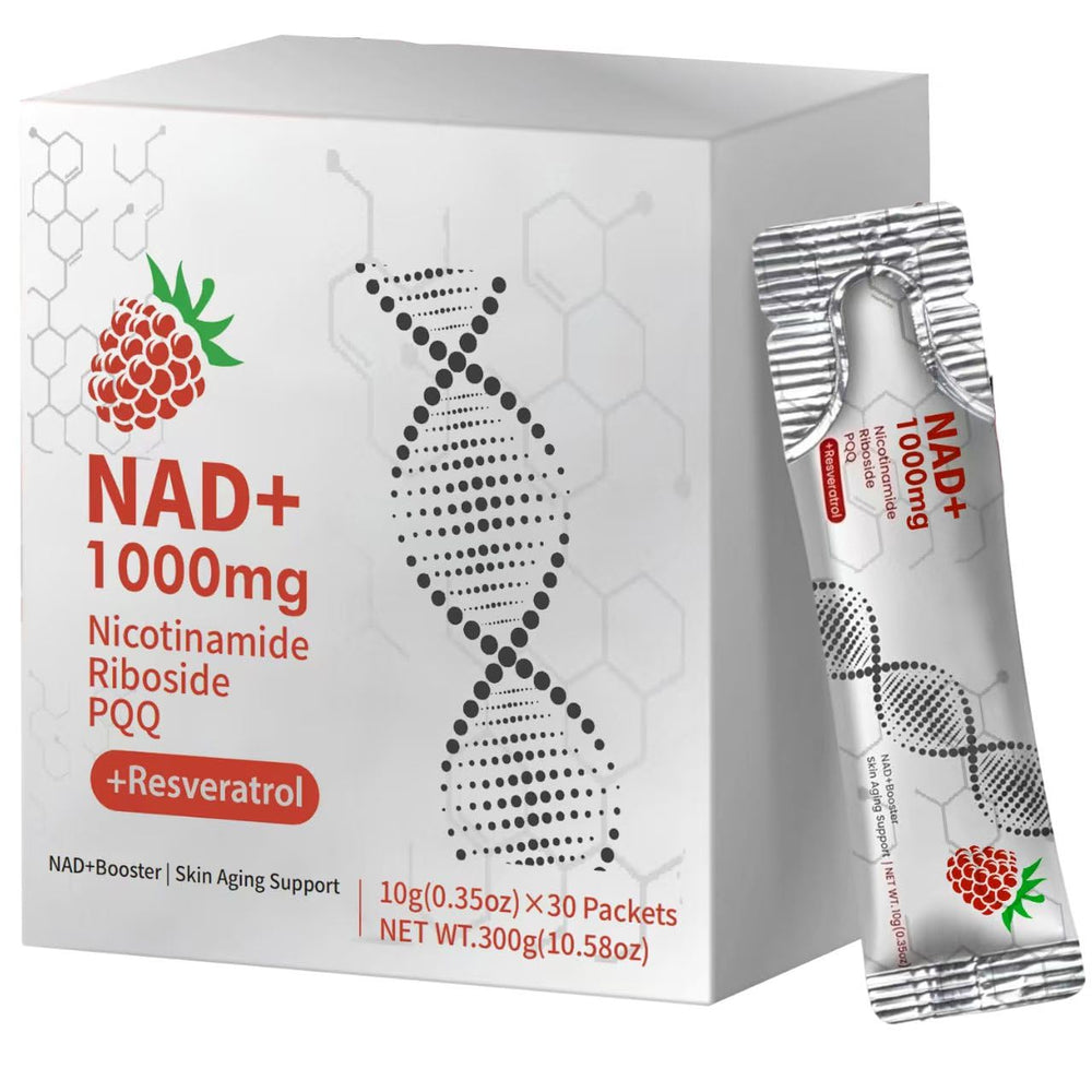 GUSUPY NAD Liquid Supplement bottle with 30 sachets