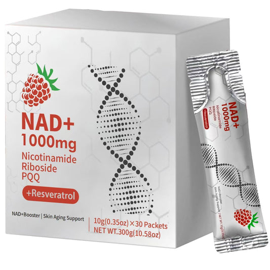 GUSUPY NAD Liquid Supplement bottle with 30 sachets