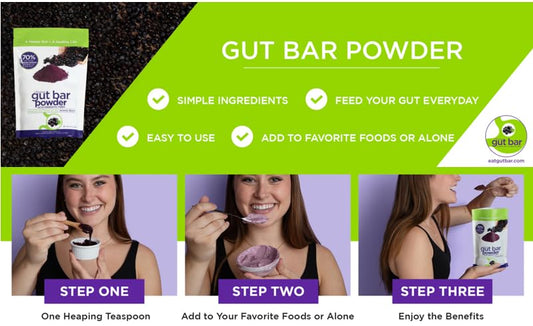 GUT BAR Aronia Powder packaging box