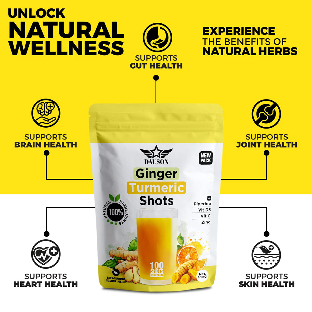 Digestive health and gut support with turmeric and ginger