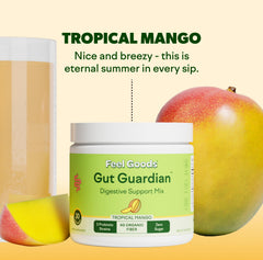 Non-GMO vegan digestive health product label for Gut Guardian