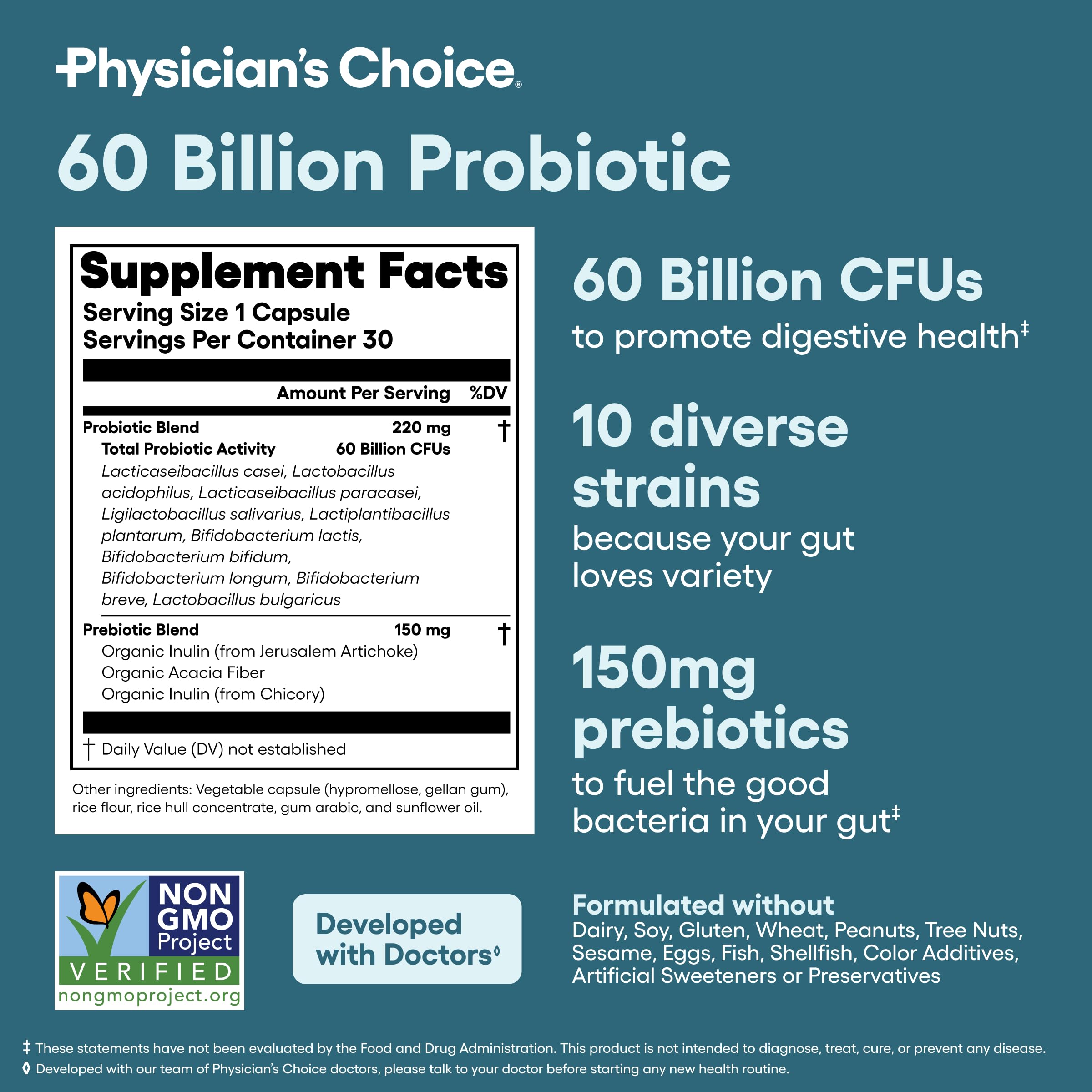 Infographic showing gut health benefits, nutrient absorption, and immune support