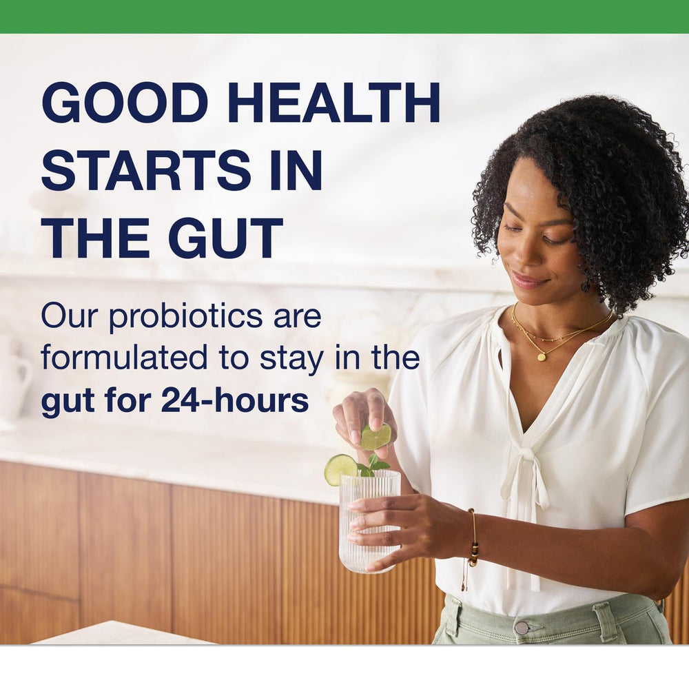 Graphic illustrating gut health and digestive support