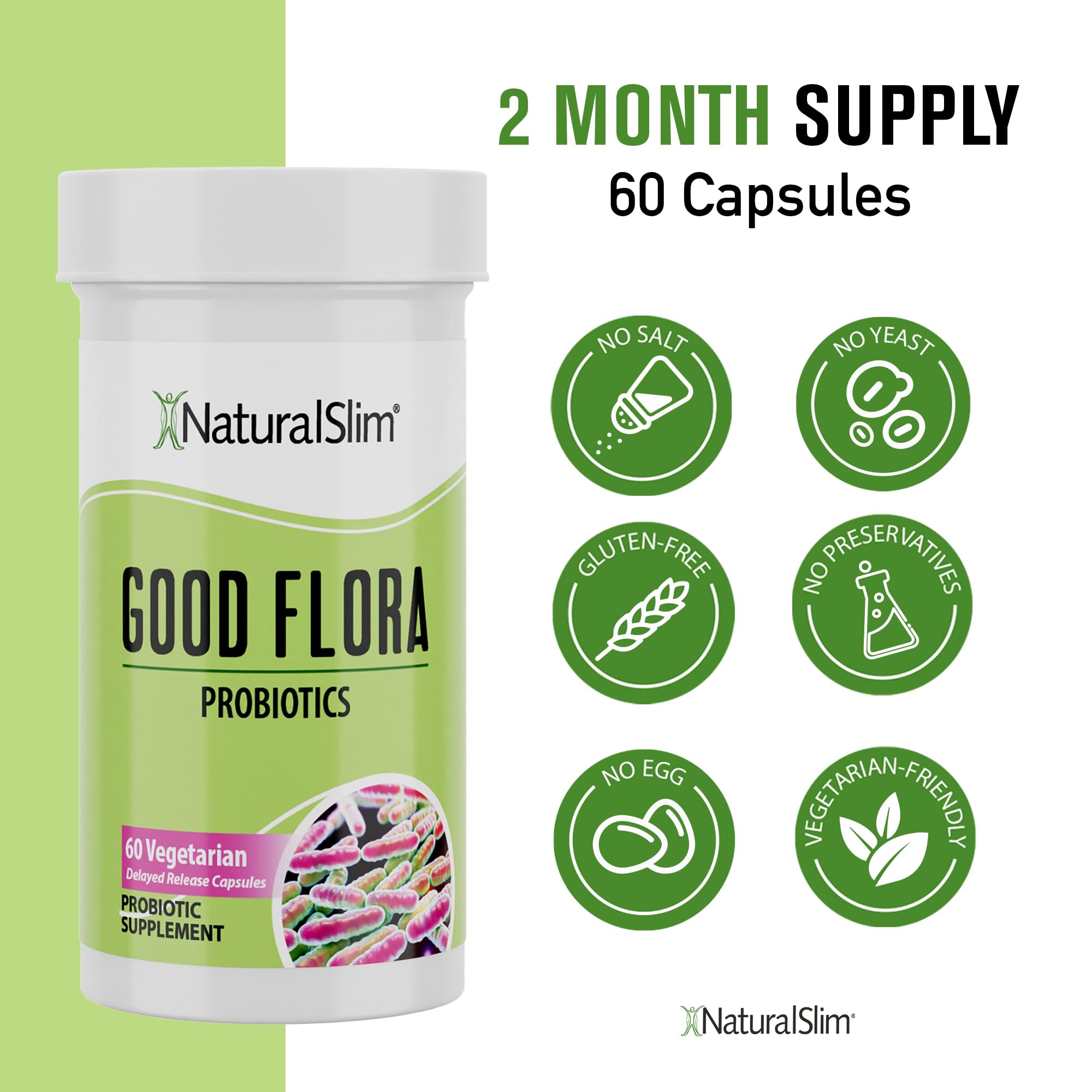 Gut health infographic illustrating probiotics