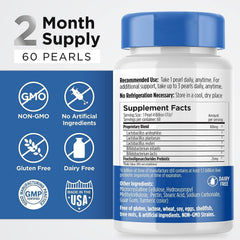 Digestive health support with probiotics and prebiotics