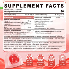 Gummies featuring gut repair blend for leaky gut support