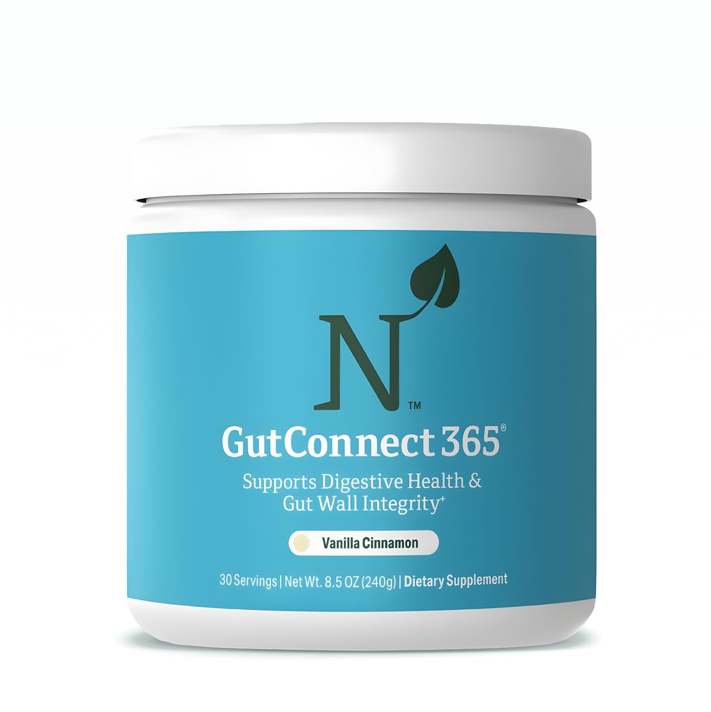 GutConnect 365 Vanilla Cinnamon powder tub