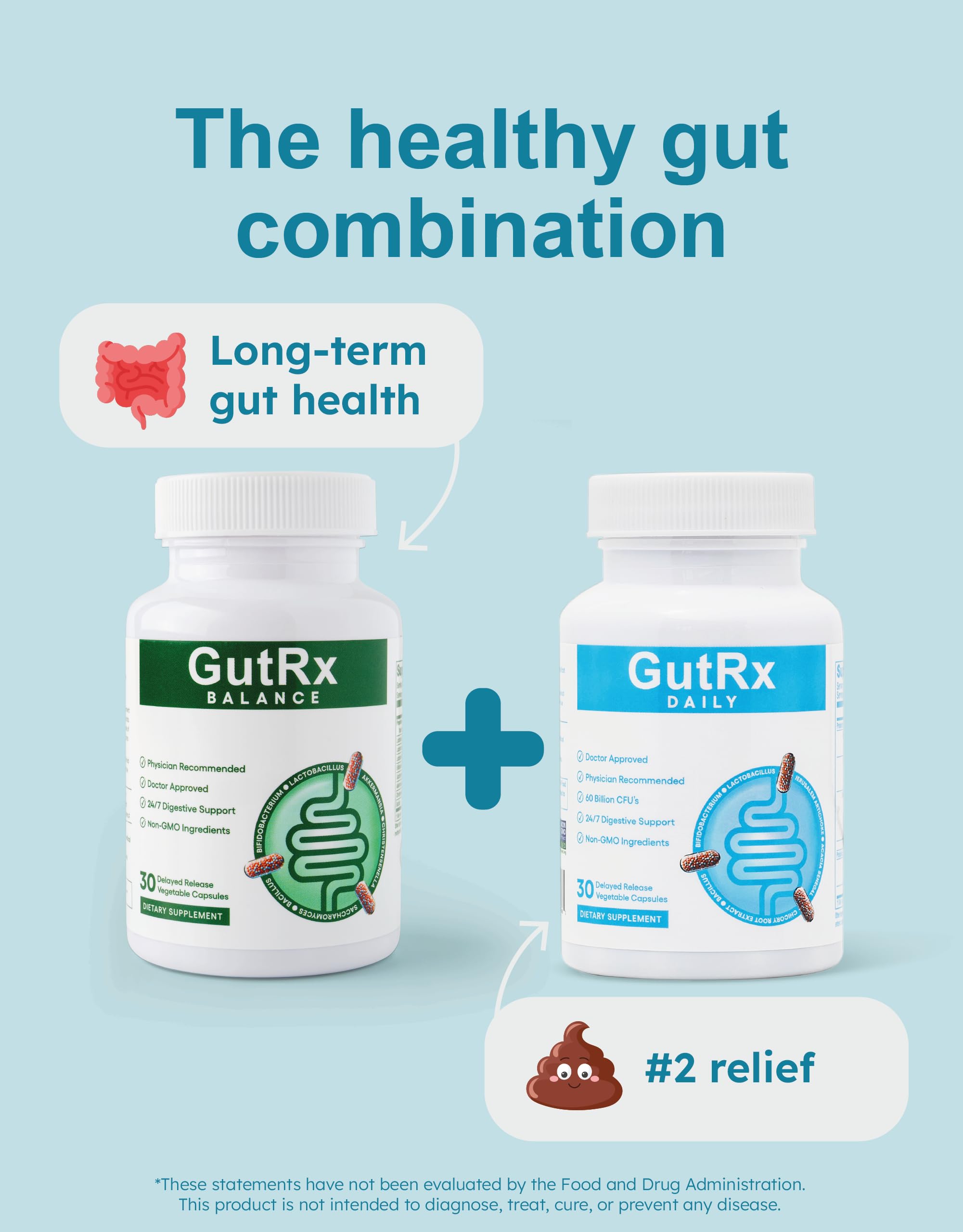 Graphic showing 61 billion CFU probiotic strains